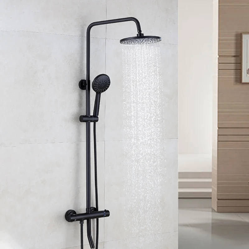 Горячая и холодная душевая система для ванной комнаты, латунный жареный термостатический душевой набор, 3 режима регулировки, с фотокомплек...
Горячая и холодная душевая система для ванной комнаты, латунный жареный термостатический душевой набор, 3 режима регулировки, с фотокомплек...