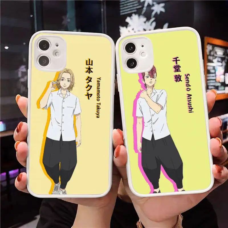 Tokyo Revengers Phone Case Matte Transparent for iPhone 7 8 11 12 s mini pro X XS XR MAX Plus Clear mobile bag Anime Cartoon
Tokyo Revengers Phone Case Matte Transparent for iPhone 7 8 11 12 s mini pro X XS XR MAX Plus Clear mobile bag Anime Cartoon