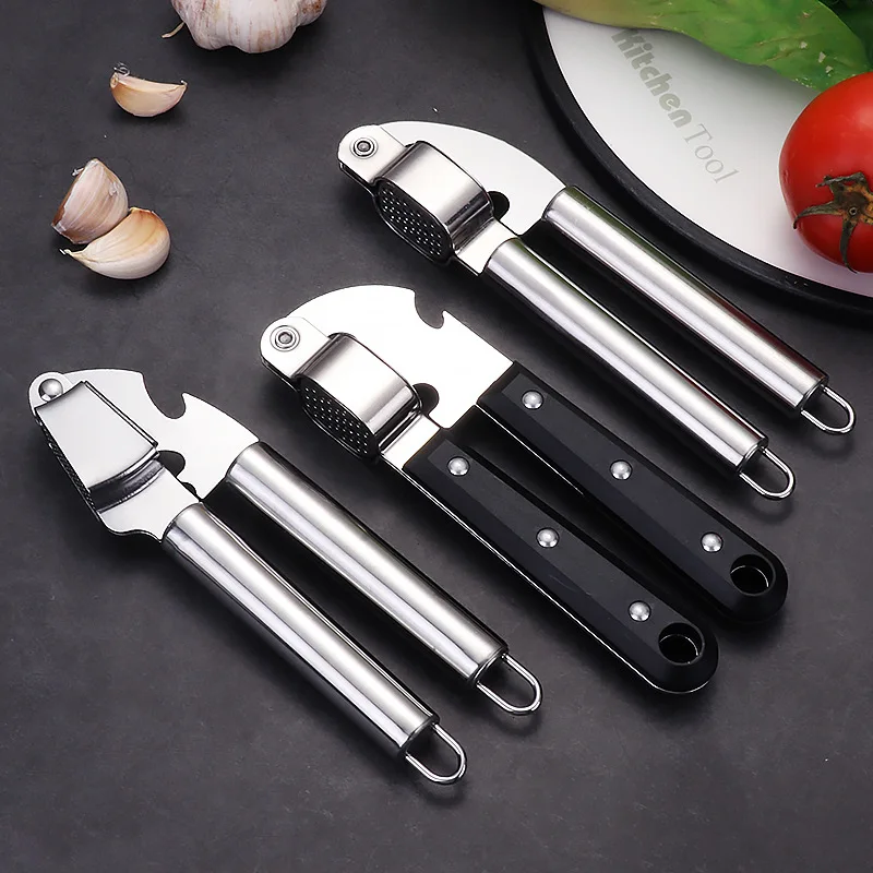 Stainless Steel Garlic Press Food Crusher Multifunctional Manual Processor Fruit Vegetable Tools Corkscrew Kitchen Accessories
Stainless Steel Garlic Press Food Crusher Multifunctional Manual Processor Fruit Vegetable Tools Corkscrew Kitchen Accessories