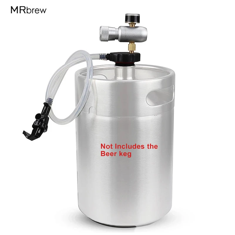 Portable Mini Keg Spear Plastic Mini Growler Tap Kit Beer/Wine Dispenser With Picnic Faucet Co2 Regulator 60psi For Party
Portable Mini Keg Spear Plastic Mini Growler Tap Kit Beer/Wine Dispenser With Picnic Faucet Co2 Regulator 60psi For Party