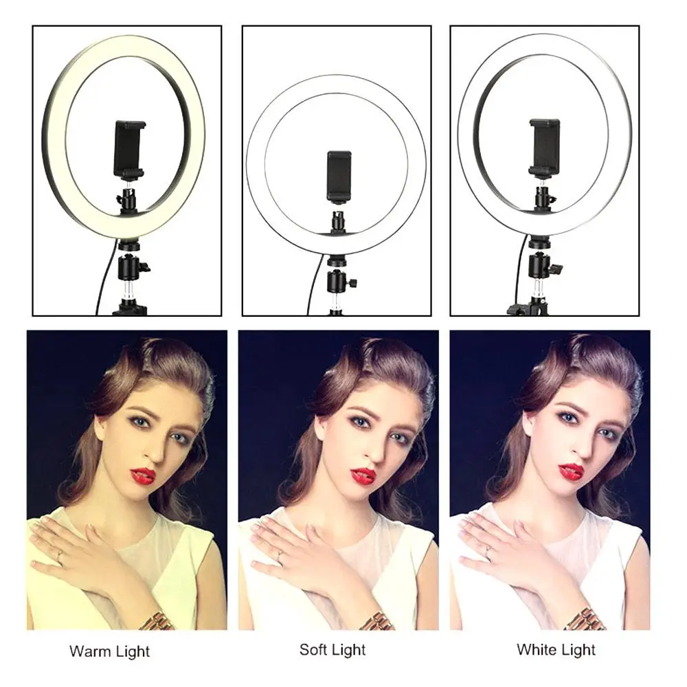 2 in 1 Three-Speed Lighting LED Ring Light Ring Fill Light Portable Beauty Video Light Lamp Universal Photo Sudio
2 in 1 Three-Speed Lighting LED Ring Light Ring Fill Light Portable Beauty Video Light Lamp Universal Photo Sudio