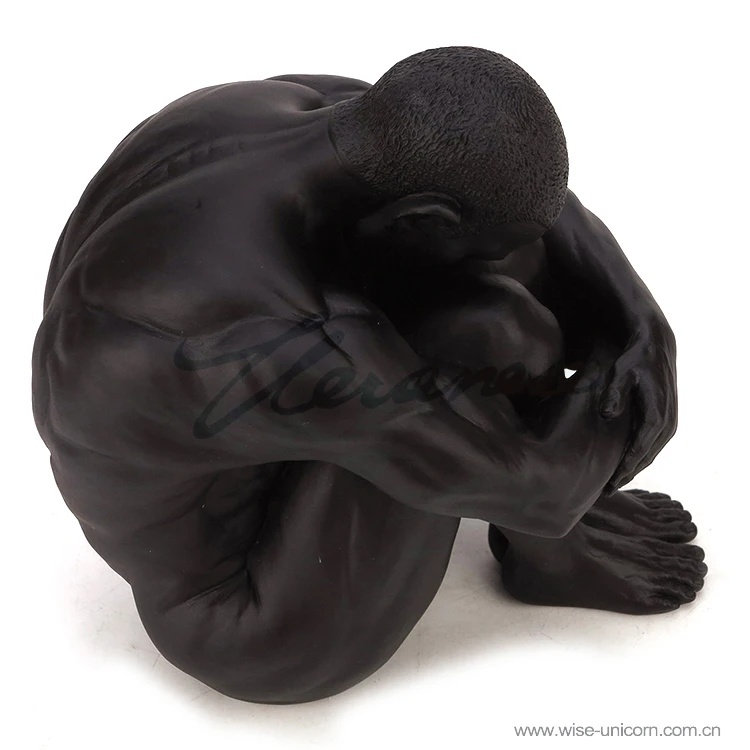 Wilroney creative posing art naked man sitting posture holding legs birthday present home decoration factory direct sale special
Wilroney creative posing art naked man sitting posture holding legs birthday present home decoration factory direct sale special