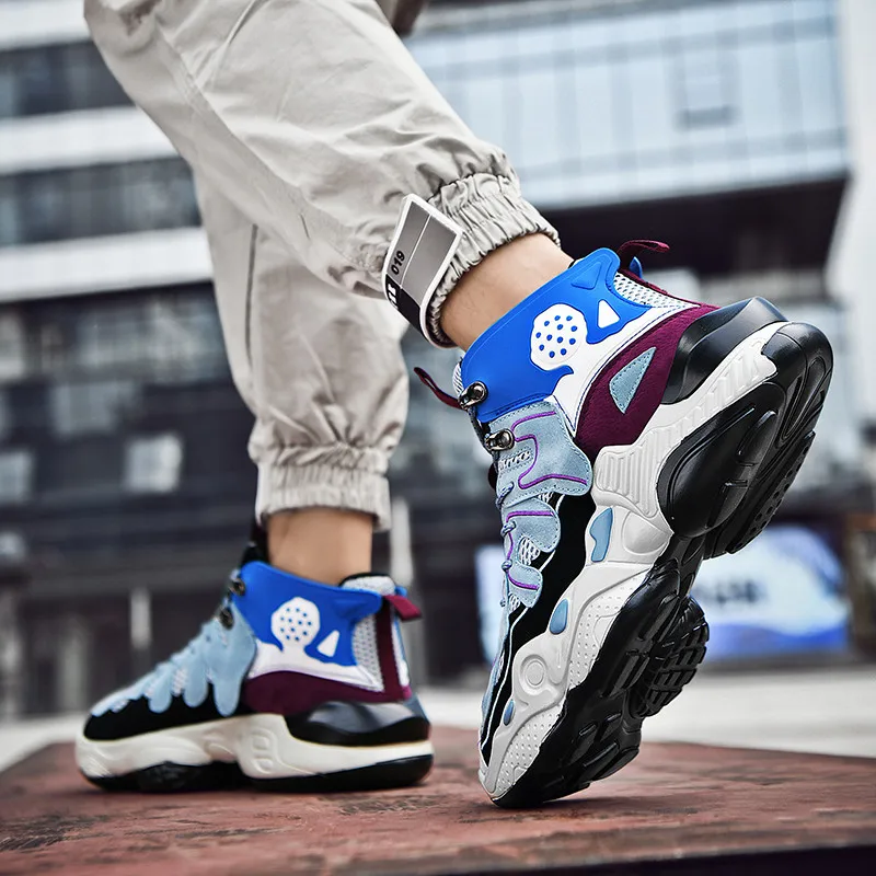 Trend Platform Hip hop Running Shoes for Men Leather Stitching Sneakers Mixed Color Sport Shoes Athletic Jogging Shoe Zapatillas
Trend Platform Hip hop Running Shoes for Men Leather Stitching Sneakers Mixed Color Sport Shoes Athletic Jogging Shoe Zapatillas