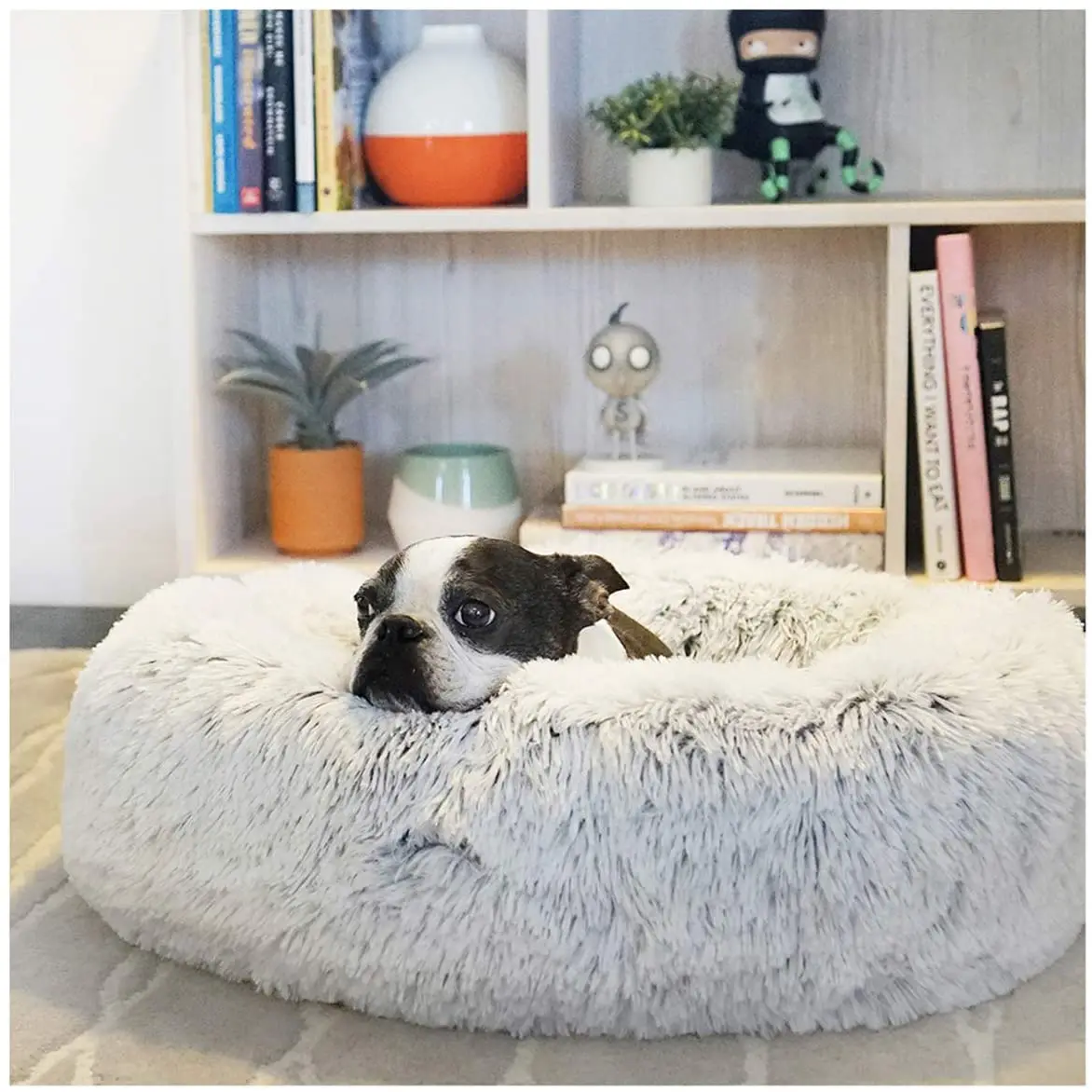 Pet Dog Bed Fluffy Soft Plush Donut Cuddler Round Dog Kennel Ultra Soft Washable Dog Cat Cushion Bed Winter Warm Sofa hot sell
Pet Dog Bed Fluffy Soft Plush Donut Cuddler Round Dog Kennel Ultra Soft Washable Dog Cat Cushion Bed Winter Warm Sofa hot sell