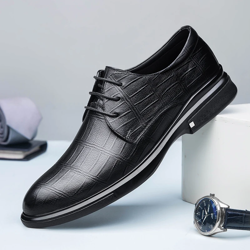 Men Full Grain Genuine Leather Shoes For Men Brand Oxfords Men Shoes Fashion New Luxury Dress Formal Shoes Office Big Size 38-48
Men Full Grain Genuine Leather Shoes For Men Brand Oxfords Men Shoes Fashion New Luxury Dress Formal Shoes Office Big Size 38-48