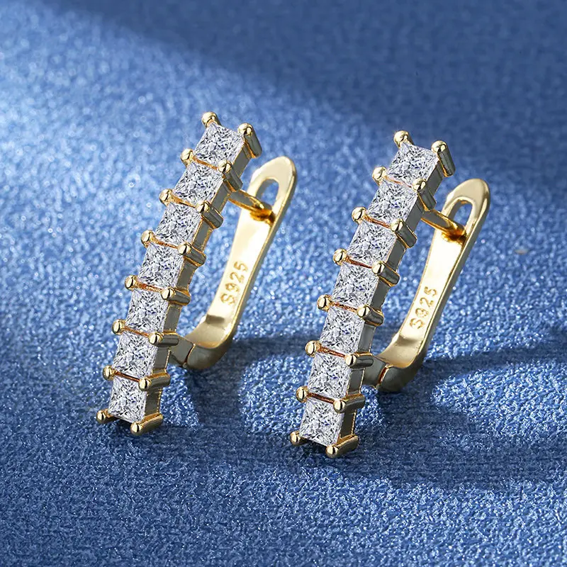 Unique Simple Square Cut White Cubic Zircon Hoop Earrings for Women Gold Dangle Earrings Bridal Party Jewelry Anniversary Gift
Unique Simple Square Cut White Cubic Zircon Hoop Earrings for Women Gold Dangle Earrings Bridal Party Jewelry Anniversary Gift