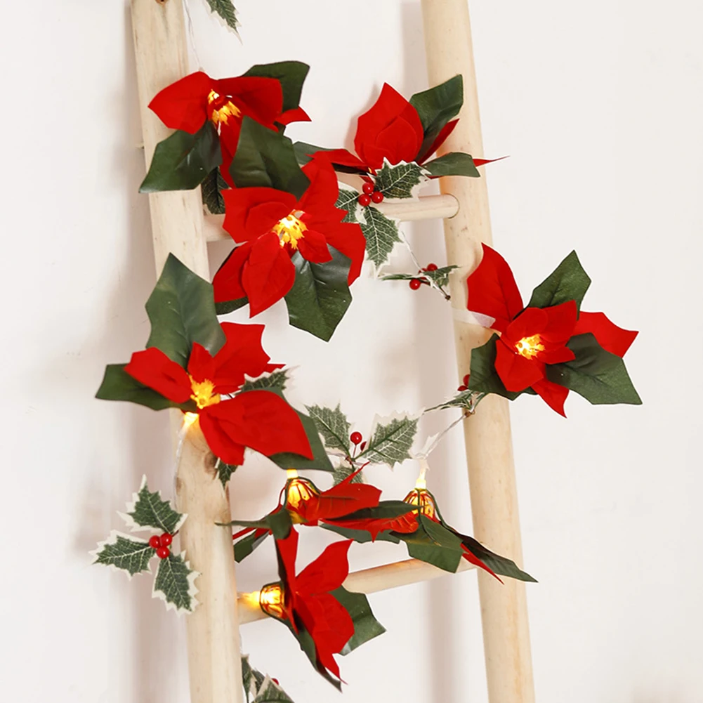 Christmas LED Lights String Safflower Red Fruit Fairy Night Lamps Household Holiday Handmade DIY Plant Ornaments
Christmas LED Lights String Safflower Red Fruit Fairy Night Lamps Household Holiday Handmade DIY Plant Ornaments
