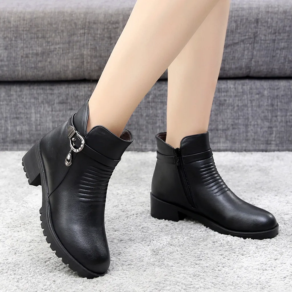 SAGACE 2019 Boots Women Ladies Fashion Cotton Warm Short Boot Casual Shoes Women Leather Single Shoes sexy ankle boots for women
SAGACE 2019 Boots Women Ladies Fashion Cotton Warm Short Boot Casual Shoes Women Leather Single Shoes sexy ankle boots for women