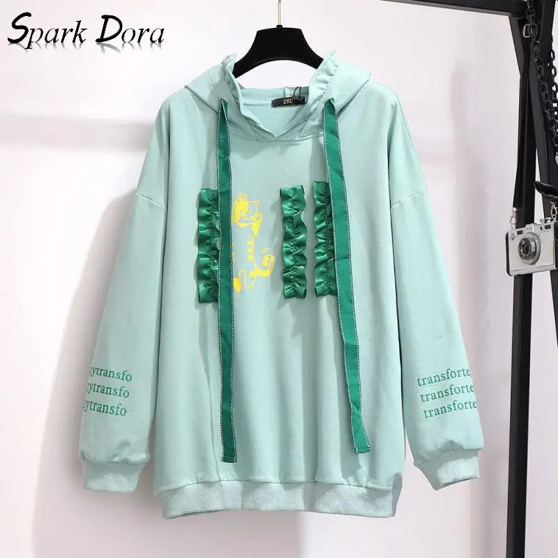 SparkDora Sweatshirt Autumn&Winter Streetwear Oversized Hoodie Long Sleeve Loose Print Hooded Sweatshirt Plus Size Sweatshirts
SparkDora Sweatshirt Autumn&Winter Streetwear Oversized Hoodie Long Sleeve Loose Print Hooded Sweatshirt Plus Size Sweatshirts