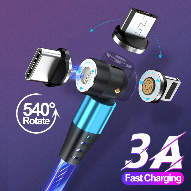 540 Degree Roating Magnetic Cable Flowing Light LED Micro USB Cable For iPhone 13 12 Huawei Type C Charging Magnet Charger Cord
540 Degree Roating Magnetic Cable Flowing Light LED Micro USB Cable For iPhone 13 12 Huawei Type C Charging Magnet Charger Cord
