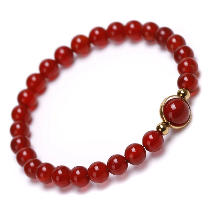 2021 New Zodiac Year Transfer Bead Bracelet Strawberry Crystal Move Peach Blossom Natural Stone Simple Elegant Female Bijoux
2021 New Zodiac Year Transfer Bead Bracelet Strawberry Crystal Move Peach Blossom Natural Stone Simple Elegant Female Bijoux