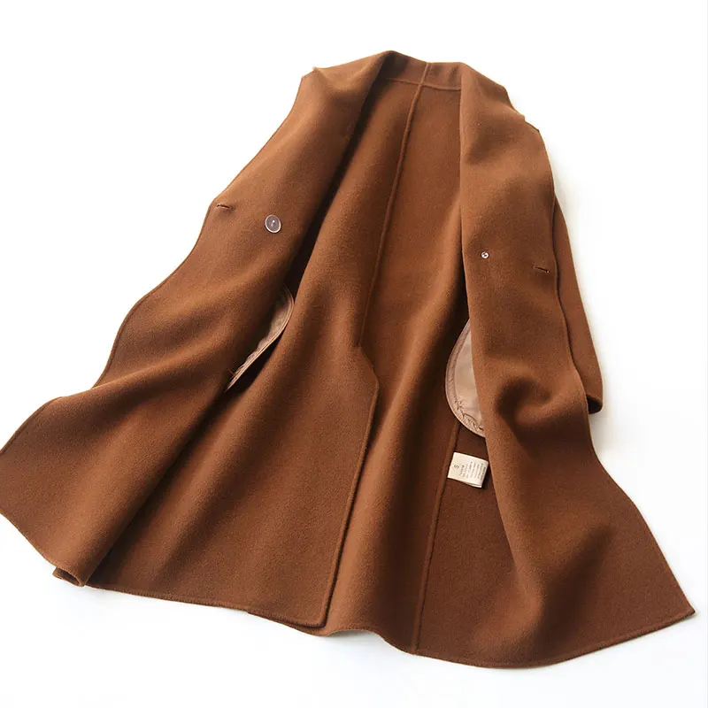2020 90% Fashion Wool Female Sided Cashmere Coats Medium-Long Winter Coat Women Jackets Outerwear 39009-1 WYQ1157
2020 90% Fashion Wool Female Sided Cashmere Coats Medium-Long Winter Coat Women Jackets Outerwear 39009-1 WYQ1157
