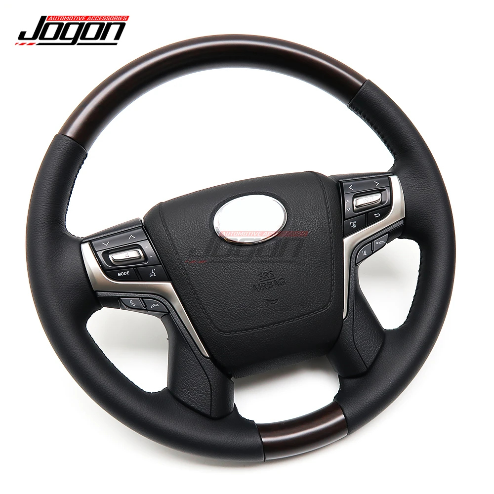 Replace Wood Leather For Toyota Land Cruiser FJ200 LC200 2008-2017 Fj Cruiser Prado Fj150 Car Steering Wheel Trim Accessories
Replace Wood Leather For Toyota Land Cruiser FJ200 LC200 2008-2017 Fj Cruiser Prado Fj150 Car Steering Wheel Trim Accessories