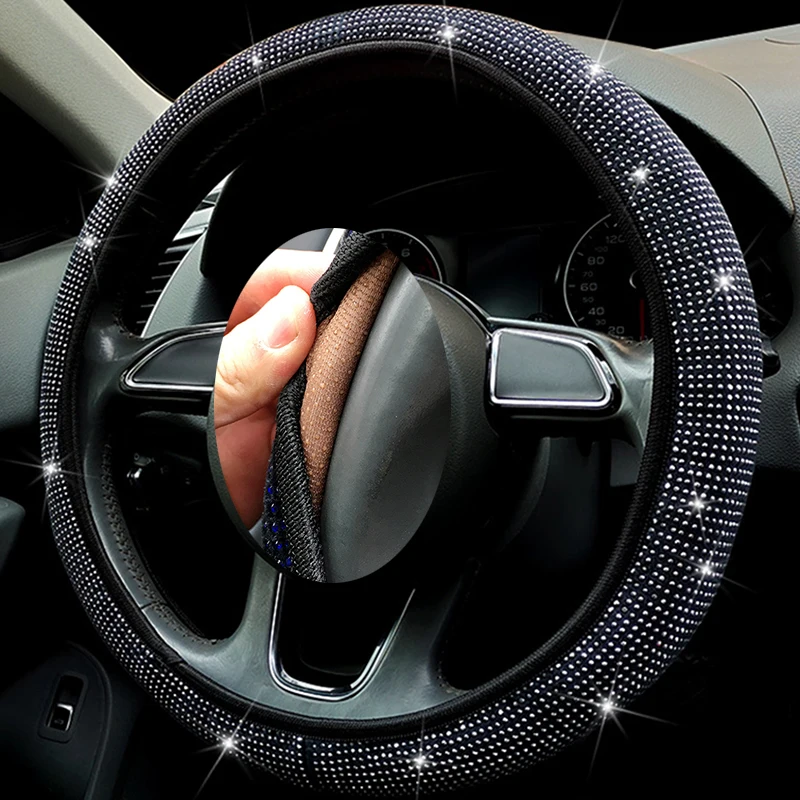 36CM 38CM car steering wheel cover universal sport steering-wheel covers case for auto accessories 1Pcs
36CM 38CM car steering wheel cover universal sport steering-wheel covers case for auto accessories 1Pcs