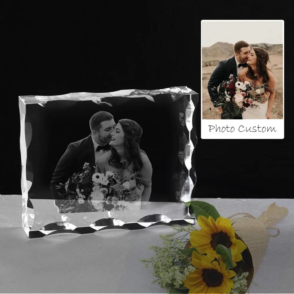 Personalized Crystal Photo Frame Customized Laser Engraved Picture Frames Home Decor Crafts DIY Lover Family Friend Photo Album
Personalized Crystal Photo Frame Customized Laser Engraved Picture Frames Home Decor Crafts DIY Lover Family Friend Photo Album