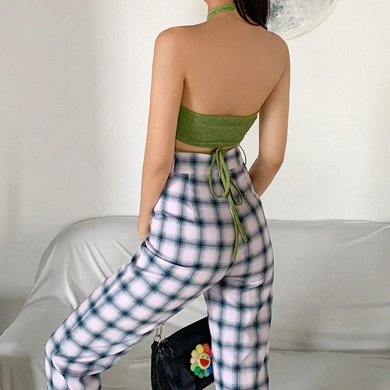 Fashion Elegant Halter Skinny Knitt Crop Top Chic Solid Color Cross Backless Street Camisole Women Hollow Out Sleeveless Tshirt
Fashion Elegant Halter Skinny Knitt Crop Top Chic Solid Color Cross Backless Street Camisole Women Hollow Out Sleeveless Tshirt