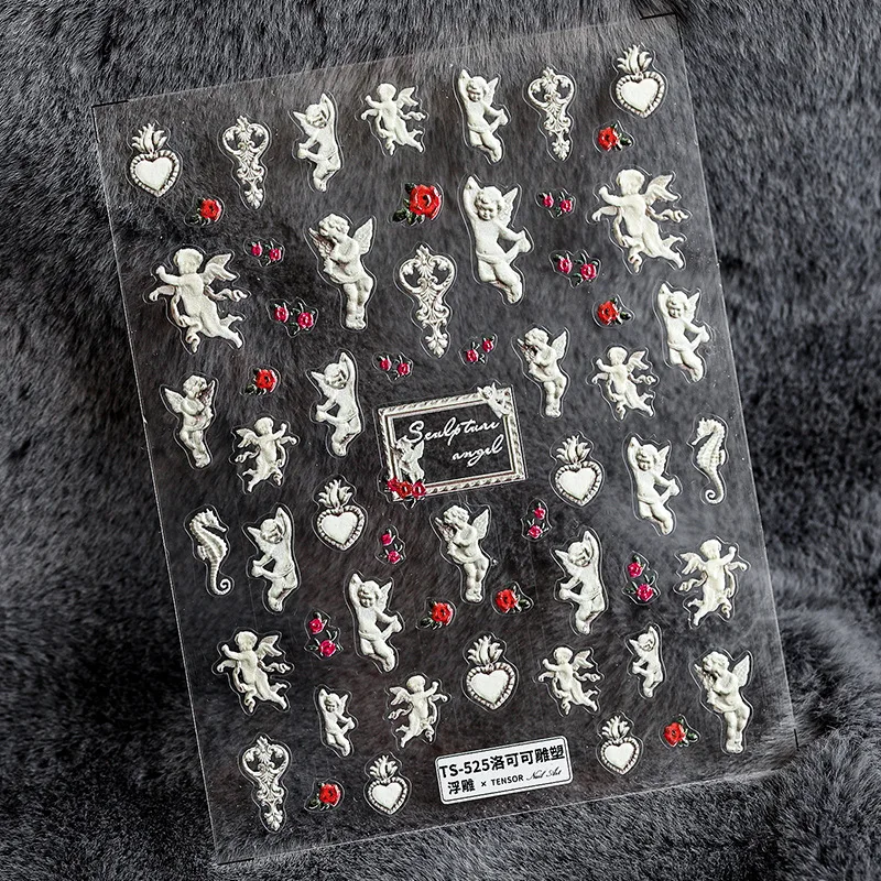 5D Engraved Angels Nail Sticker Ultra Thin Roman Style Nail Art Sticker Nail Decals Manicure
5D Engraved Angels Nail Sticker Ultra Thin Roman Style Nail Art Sticker Nail Decals Manicure