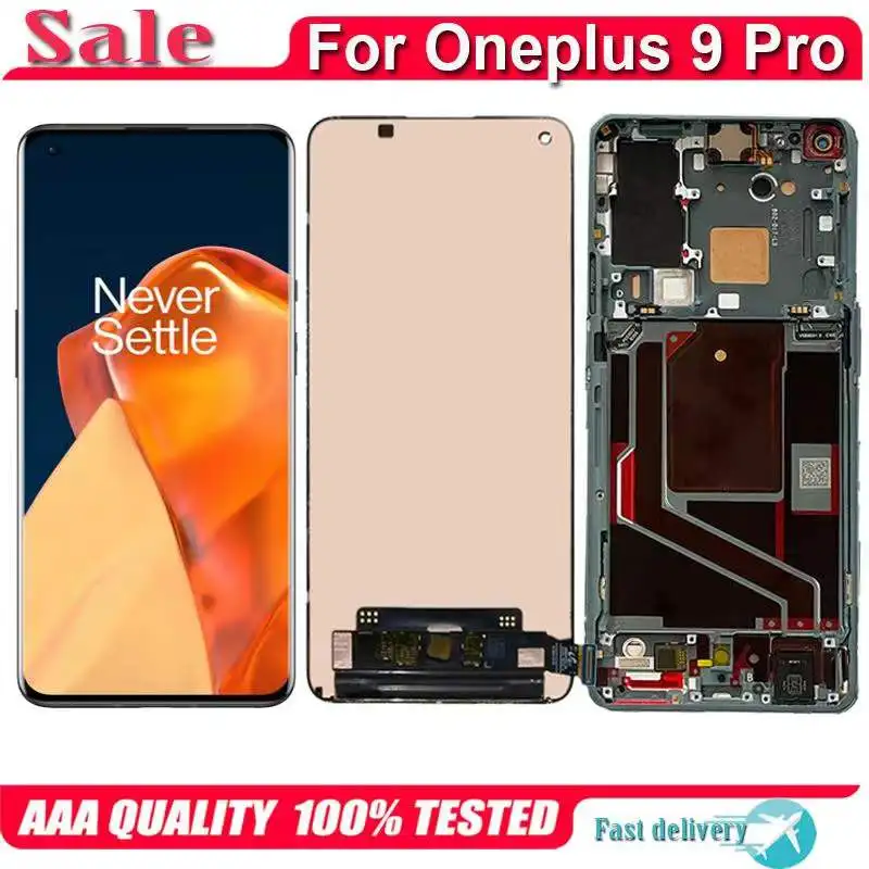 ЖК-дисплей 6,7 "для Oneplus 9 Pro 9Pro, сенсорный экран с дигитайзером в сборе LE2121, LE2125, LE2123, LE2120, LE2127, оригинал
ЖК-дисплей 6,7 "для Oneplus 9 Pro 9Pro, сенсорный экран с дигитайзером в сборе LE2121, LE2125, LE2123, LE2120, LE2127, оригинал