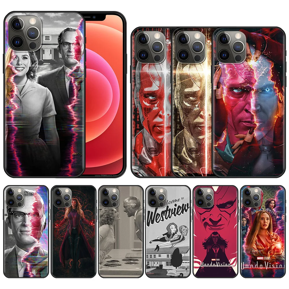 Silicone Case For App iPhone 13 12 11 Pro Max Mini XS Max XR X 7 8 Plus 6 6S Back Cover Phone Shell Marvel Wanda Vision
Silicone Case For App iPhone 13 12 11 Pro Max Mini XS Max XR X 7 8 Plus 6 6S Back Cover Phone Shell Marvel Wanda Vision