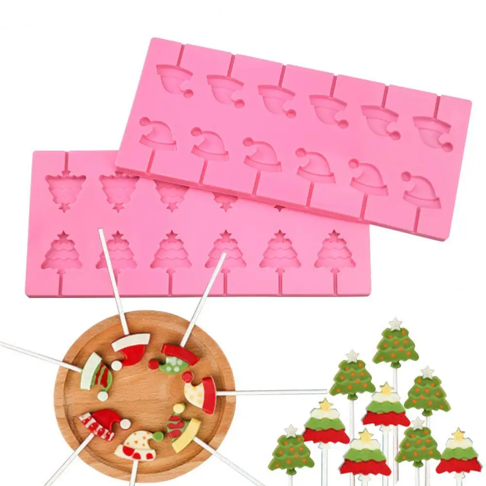1 Set Lollipop Mold Easy to Demold Non-stick Silicone Food Grade Materials 12 Cavity Chocolate Decorating Form Silicone Bakeware
1 Set Lollipop Mold Easy to Demold Non-stick Silicone Food Grade Materials 12 Cavity Chocolate Decorating Form Silicone Bakeware
