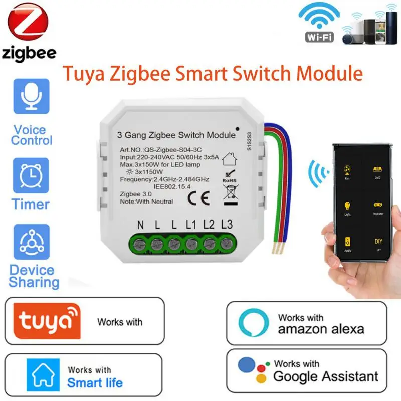Умный модуль высветильник еля света Tuya ZigBee 3,0, реле автоматизации умного дома «сделай сам» поддерживает 3-стороннее управление, работает с ...
Умный модуль высветильник еля света Tuya ZigBee 3,0, реле автоматизации умного дома «сделай сам» поддерживает 3-стороннее управление, работает с ...