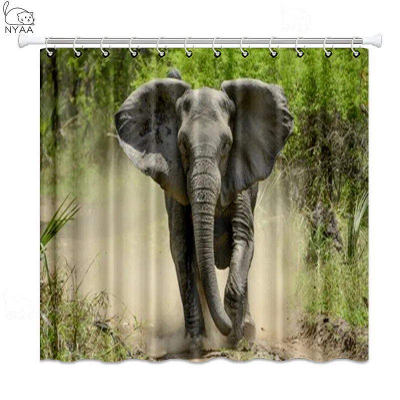 Vixm New 3D Elephant Printing Shower Curtain 3D Polyester Fabric Waterproof Mildewproof Bathroom Curtain
Vixm New 3D Elephant Printing Shower Curtain 3D Polyester Fabric Waterproof Mildewproof Bathroom Curtain