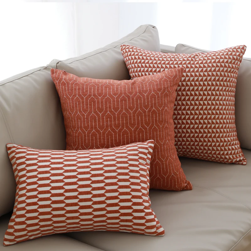 DUNXDECO Nordic Passion Red Cushion Cover Couch Decorative Pillow Case Art Home Modern Geometric Texture Sofa Chair Coussin
DUNXDECO Nordic Passion Red Cushion Cover Couch Decorative Pillow Case Art Home Modern Geometric Texture Sofa Chair Coussin