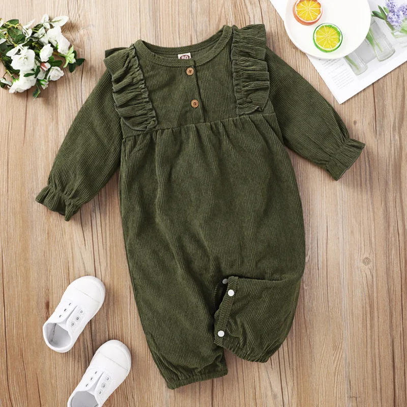 Baby Spring Autumn Toddler Clothing Newborn Baby Girl Ribbed Clothes Knitted Cotton Romper Jumpsuit Solid Outfits 
Baby Spring Autumn Toddler Clothing Newborn Baby Girl Ribbed Clothes Knitted Cotton Romper Jumpsuit Solid Outfits