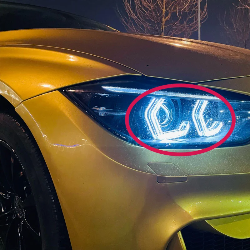 LED Angel Eyes M4 Style transparent Rings Car Light Running Lamps DRL For BMW 3 4 Series F30 F31 F32 F34 E90 E60 F10 F80 F82 F83
LED Angel Eyes M4 Style transparent Rings Car Light Running Lamps DRL For BMW 3 4 Series F30 F31 F32 F34 E90 E60 F10 F80 F82 F83