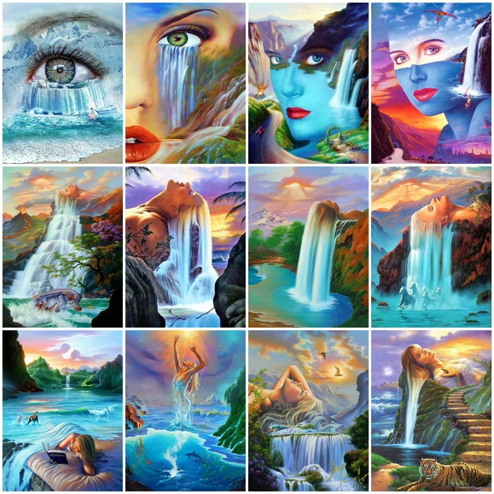 HUACAN DIY Painting By Numbers Waterfall Acrylic Wall Art Unique Gift On Canvas Picture By Numbers Scenery For Living Room
HUACAN DIY Painting By Numbers Waterfall Acrylic Wall Art Unique Gift On Canvas Picture By Numbers Scenery For Living Room