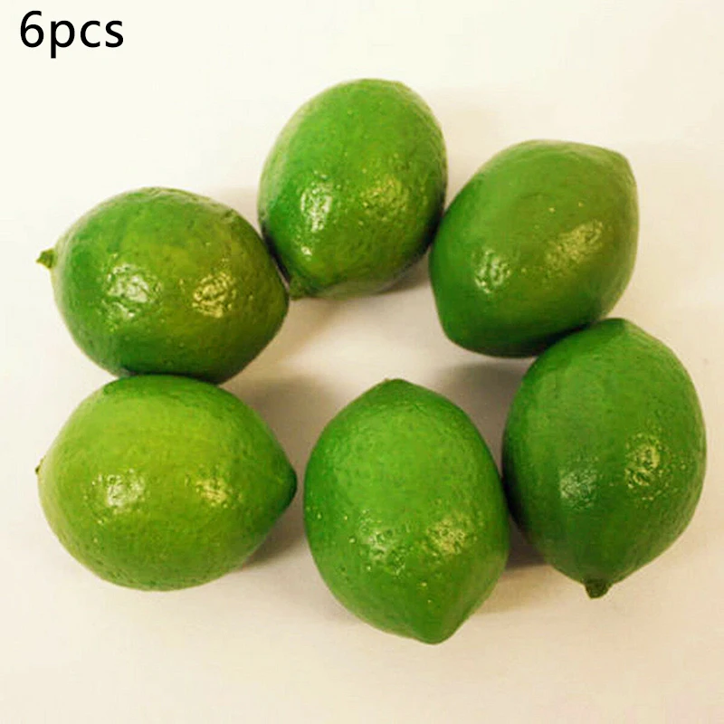 6 Pcs Lifelike Limes Lemon Artificial Plastic Fake Fruit Imitation Home Decors Drop shipping
6 Pcs Lifelike Limes Lemon Artificial Plastic Fake Fruit Imitation Home Decors Drop shipping