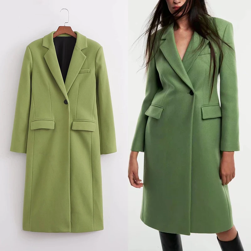 ZA Women Winter Long Jacquard Woolen Coat 2021 Fashion Pocket Warm Single Button OverCoat Long Sleeve Plus Size Cold Streetwear
ZA Women Winter Long Jacquard Woolen Coat 2021 Fashion Pocket Warm Single Button OverCoat Long Sleeve Plus Size Cold Streetwear