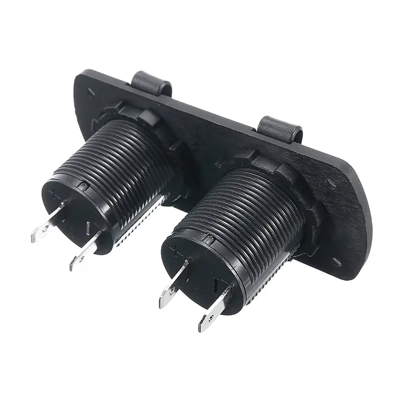 1 Set DC 12V Dual Port Cigarette Lighter Charger Socket Adapter with Terminals Car Boat Caravan RV Cigarette Lighter Panel
1 Set DC 12V Dual Port Cigarette Lighter Charger Socket Adapter with Terminals Car Boat Caravan RV Cigarette Lighter Panel