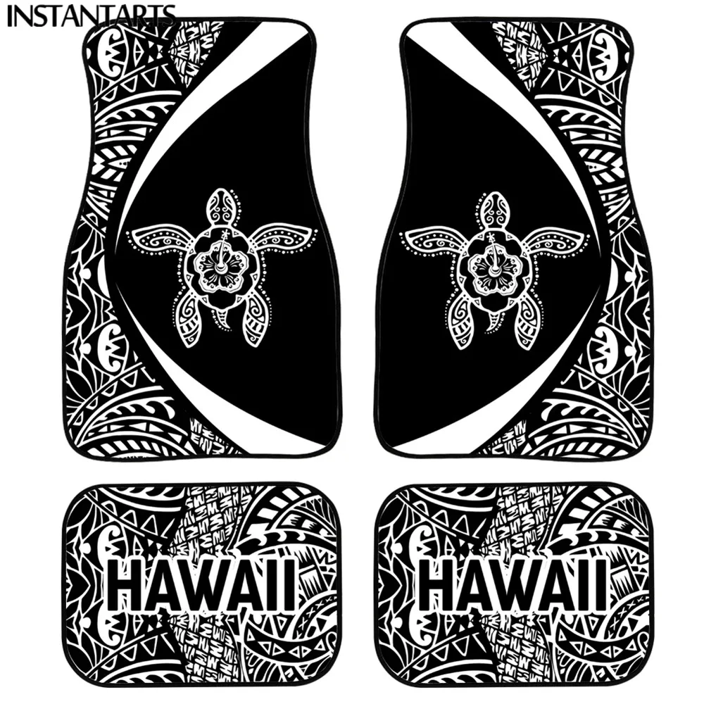 Комплект из 4 предметов, автомобильные коврики для защиты автомобиля, гавайская Полинезия, морские Черепашки 
Комплект из 4 предметов, автомобильные коврики для защиты автомобиля, гавайская Полинезия, морские Черепашки