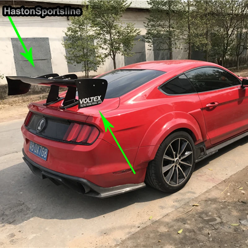 Задний спойлер для багажника из углеродного волокна Ford Mustang Coupe 2015 2016 2017|trunk spoiler|rear