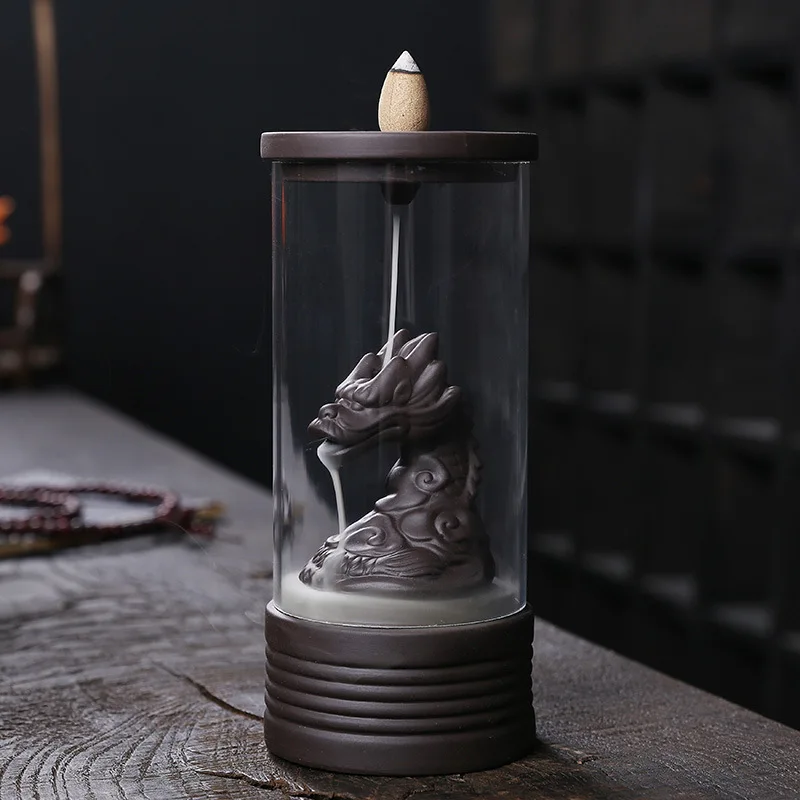 Ceramic Windproof Dragon Shape Backflow Incense Burner Indoor Desktop Incense Burner Decoration Smoke Waterfall Incense Holder
Ceramic Windproof Dragon Shape Backflow Incense Burner Indoor Desktop Incense Burner Decoration Smoke Waterfall Incense Holder