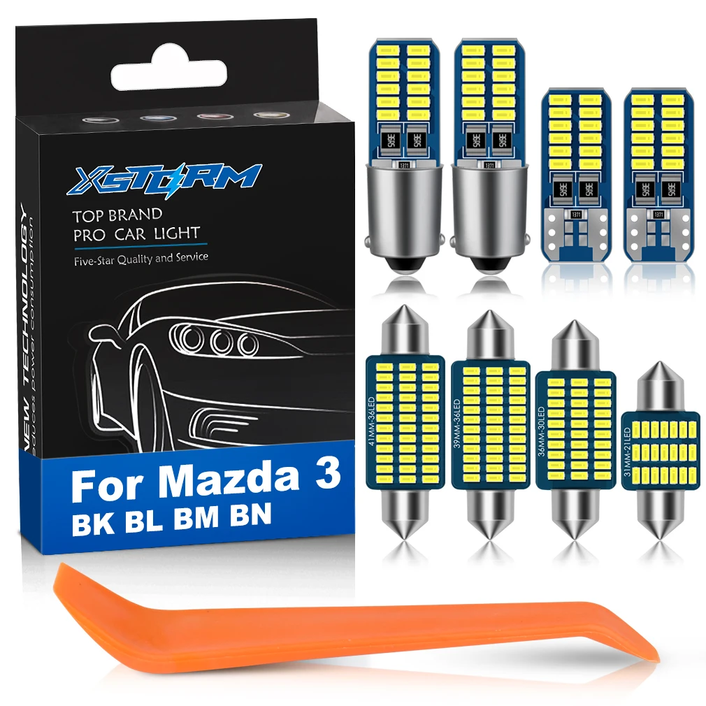 XSTORM для Mazda 3 BK BL BM BN 2004-2020 автомобильная CAN-шина без ошибок Внутренние огни
