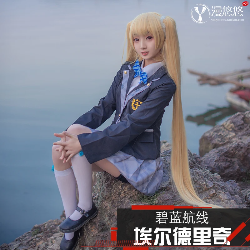 Game Azur Lane USS Eldridge cosplay costume JK uniform coat shirt skirt full set outfit halloween costumes for women
Game Azur Lane USS Eldridge cosplay costume JK uniform coat shirt skirt full set outfit halloween costumes for women
