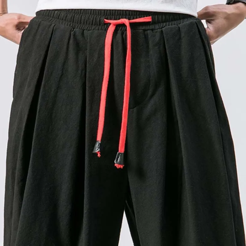 2021 New Summer Style Harem Pants Men Chinese Fashion Casual Loose Cotton Linen Tie Feet Jogger Pants Streetwear Trousers Man
2021 New Summer Style Harem Pants Men Chinese Fashion Casual Loose Cotton Linen Tie Feet Jogger Pants Streetwear Trousers Man