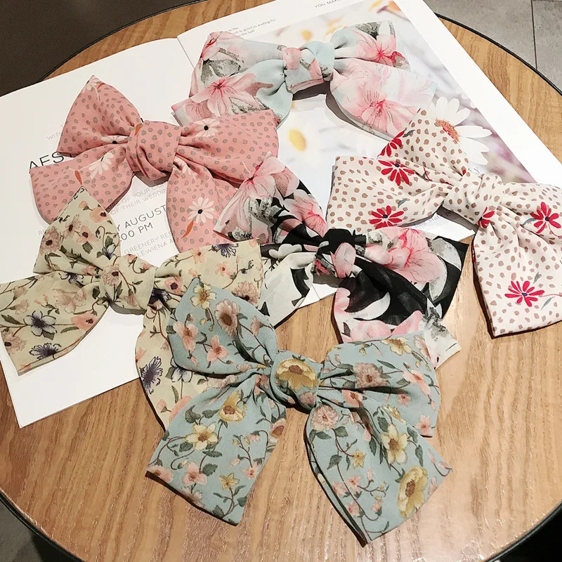 New Korean Fashion Big Bow Hairpins Women Hairpin High Quatity Kawaii Accessories Chiffon Hair Clips 2021 Cute Popular Headwear
New Korean Fashion Big Bow Hairpins Women Hairpin High Quatity Kawaii Accessories Chiffon Hair Clips 2021 Cute Popular Headwear
