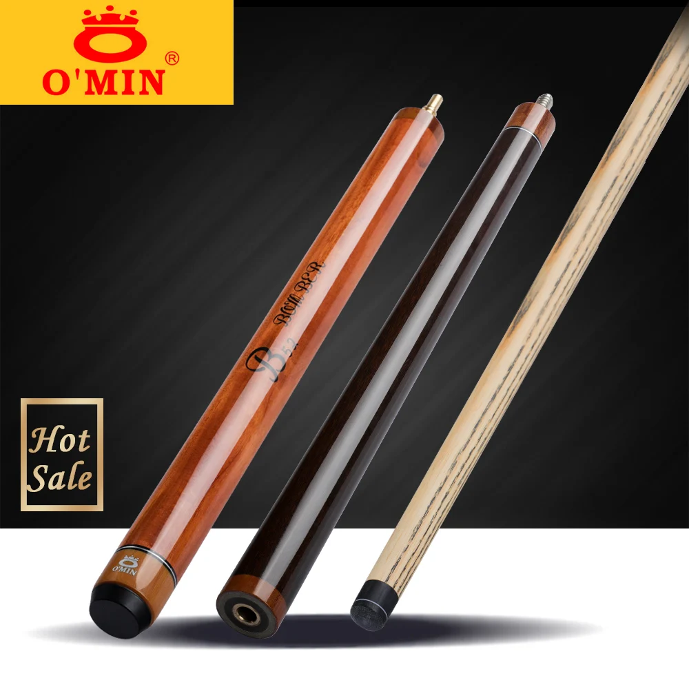 O'Min Bomber Billiard Punch&Jump Cue 14mm Tip 141cm Length 3 Pieces High Quality Ashwood Shaft Professional Billiard Break Cue
O'Min Bomber Billiard Punch&Jump Cue 14mm Tip 141cm Length 3 Pieces High Quality Ashwood Shaft Professional Billiard Break Cue