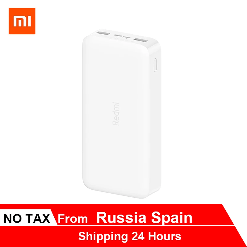 2019 Xiaomi Redmi power Bank 20000 мАч/10000 мАч Двусторонняя 18 Вт Быстрая зарядка Двойной вход