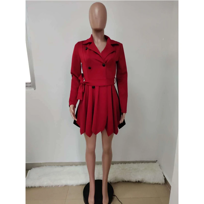 Turn Down Collar Pleated Blazer Dress Autumn Winter Women Elegant Slim Patchwork Print Party Club Dresses Outfits
Turn Down Collar Pleated Blazer Dress Autumn Winter Women Elegant Slim Patchwork Print Party Club Dresses Outfits