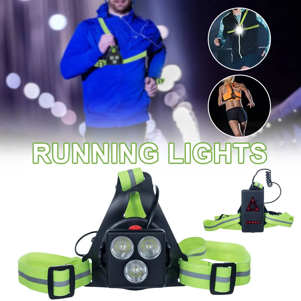Chest Running Light Night Running Lights USB Rechargeable Chest Light with Adjustable Beam for Runner Jogger Camping
Chest Running Light Night Running Lights USB Rechargeable Chest Light with Adjustable Beam for Runner Jogger Camping