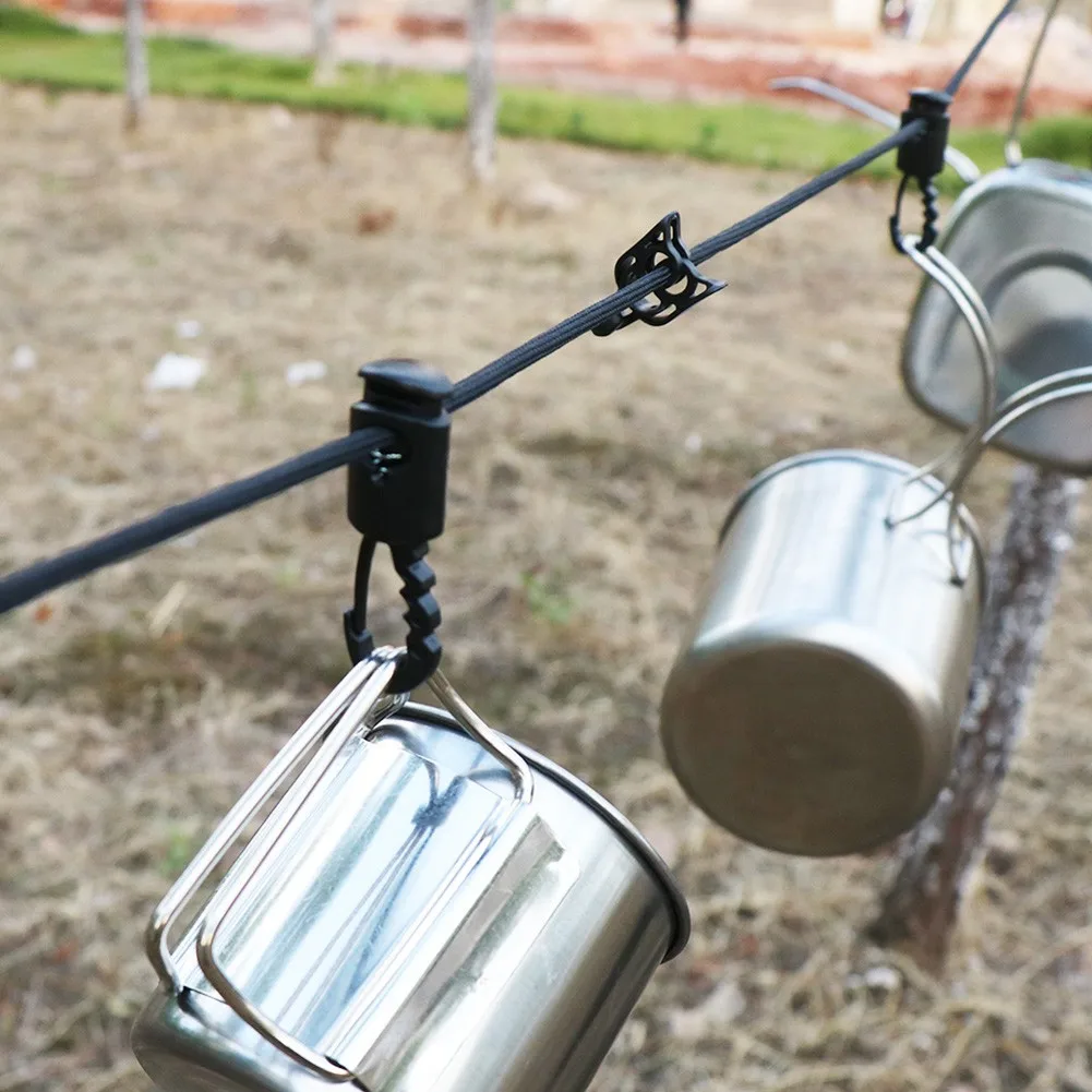 5m Adjustable Hanging Rope Multi-Purpose Camping Clothesline Anti-Slip Canopy Hanging Rope With Clips Outdoor Camping Accessory
5m Adjustable Hanging Rope Multi-Purpose Camping Clothesline Anti-Slip Canopy Hanging Rope With Clips Outdoor Camping Accessory