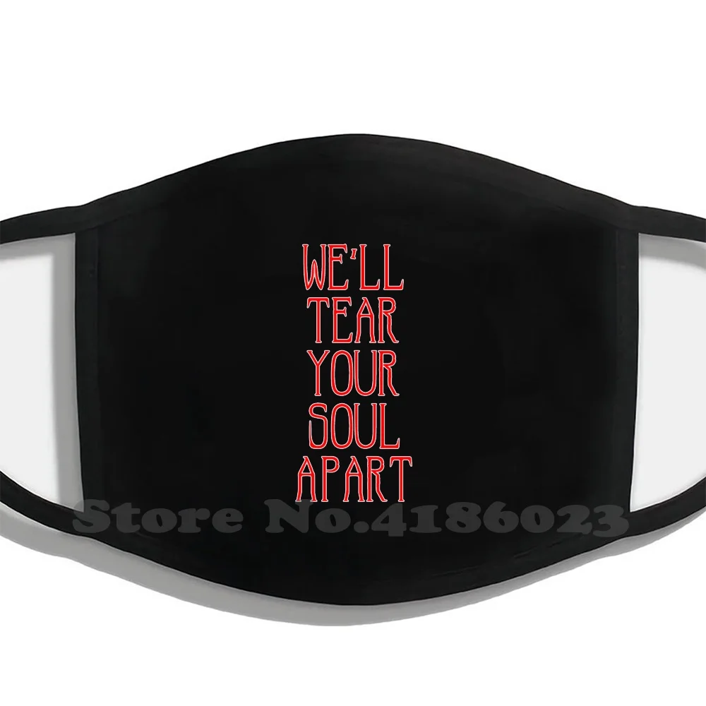 Hellraiser " We'Ll Tear Your Soul Apart " Winter Summer Hot Sale Print Diy Mouth Masks Hellraiser Pinhead Cenobite Clive Barke
Hellraiser " We'Ll Tear Your Soul Apart " Winter Summer Hot Sale Print Diy Mouth Masks Hellraiser Pinhead Cenobite Clive Barke