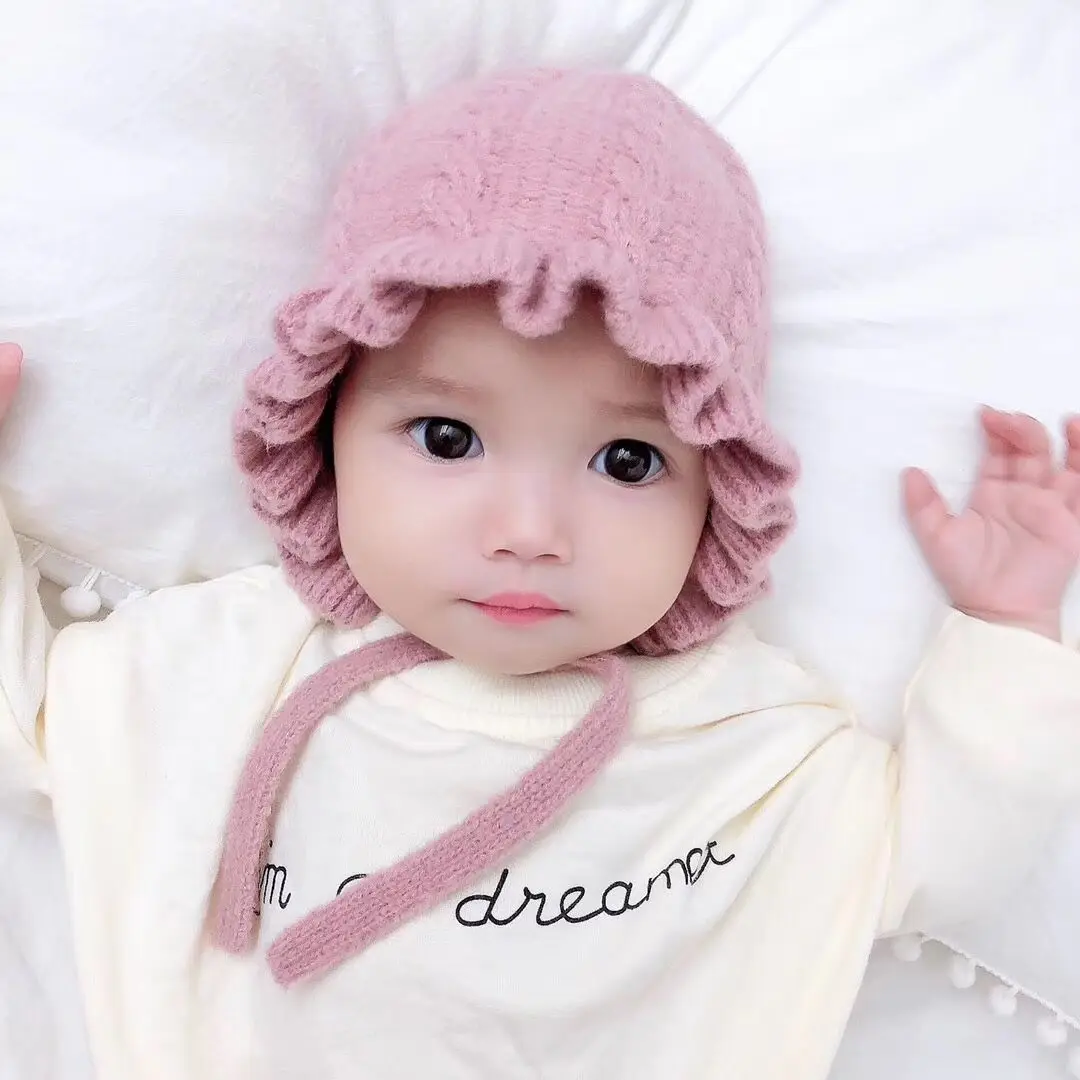 New Princess Baby Girls Knit Winter Warm Hat Bonnet Infant Hats Kids Cap Fashion Baby Cap For 3-16M Crochet Casual
New Princess Baby Girls Knit Winter Warm Hat Bonnet Infant Hats Kids Cap Fashion Baby Cap For 3-16M Crochet Casual