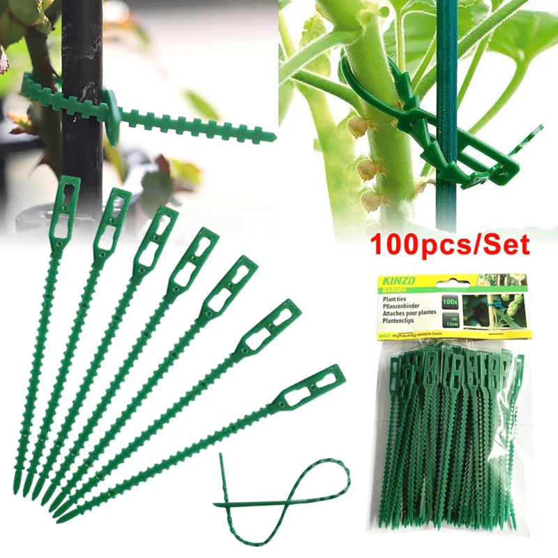 100pcs Reusable 13cm Plastic Plant Support Clips Clamps For Plants Hanging Vine Garden Greenhouse Vegetables Tomatoes Clips
100pcs Reusable 13cm Plastic Plant Support Clips Clamps For Plants Hanging Vine Garden Greenhouse Vegetables Tomatoes Clips