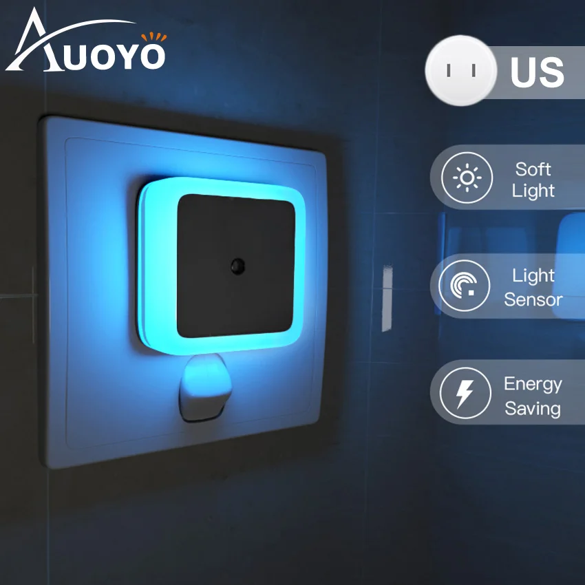 Auoyo Led Night Auto On/off Bedside Lamp Nightlight Lighting Energy Saving Light Plug & Play For Hallway Pathway Симпл Димпл
Auoyo Led Night Auto On/off Bedside Lamp Nightlight Lighting Energy Saving Light Plug & Play For Hallway Pathway Симпл Димпл
