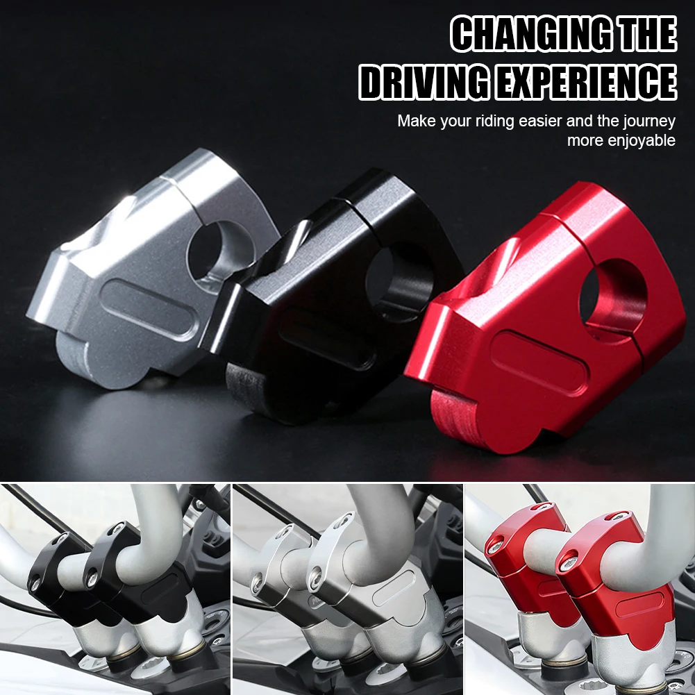 1 Pair Universal 22mm 28mm Motorcycle Handlebar Riser Motorbike Bar Heightening Device Clamp Mount Grip for Yamaha Suzuki BMW
1 Pair Universal 22mm 28mm Motorcycle Handlebar Riser Motorbike Bar Heightening Device Clamp Mount Grip for Yamaha Suzuki BMW
